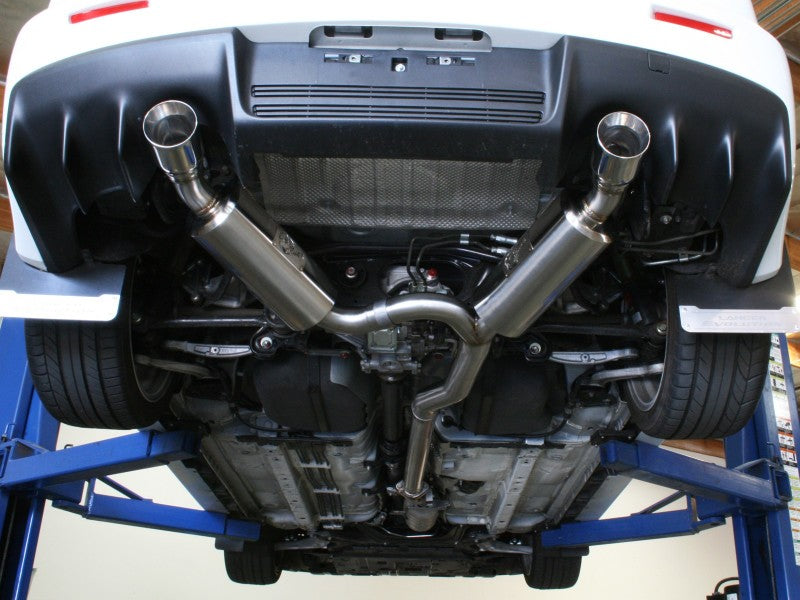 aFe Takeda Exhaust 304SS Dual Cat-Back w/ Polished Tips 08-13 Mitsubishi Lancer Evo X L4 2.0L Turbo Turbo Back aFe