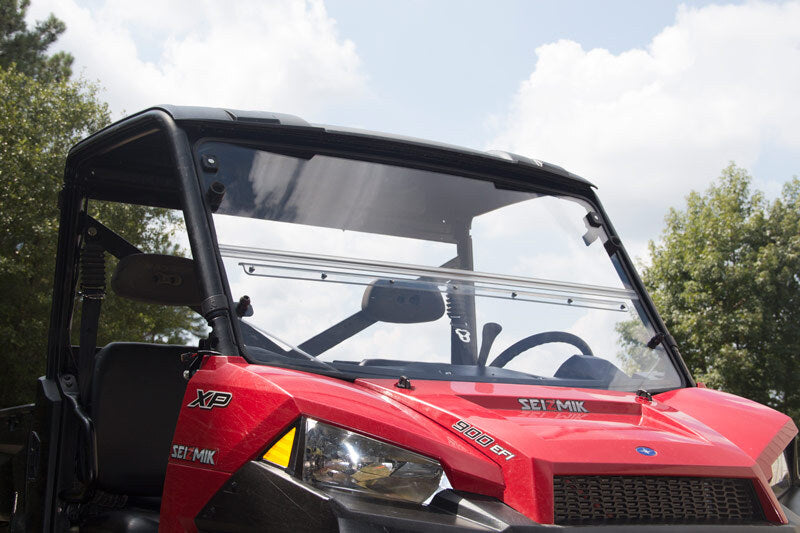Seizmik 13+ Polaris Ranger 900/1000 XP/Crew Full-Size Windshield Versa-Fold Double-Coated Windshields Seizmik
