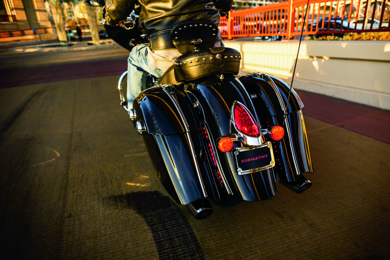 Kuryakyn Saddlebag Top Trim Indian Chrome Bags - Saddlebags Kuryakyn