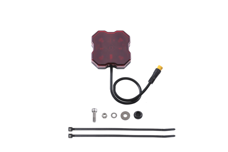 Diode Dynamics Stage Series Single Color LED Rock Light - Red M8 (one) Light Accessories and Wiring Diode Dynamics