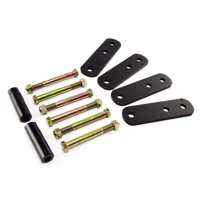 Rugged Ridge HD Front Leaf Spring Shackles 1-In Lift 87-95 Jeep Wrangler YJ Shackle Kits Rugged Ridge