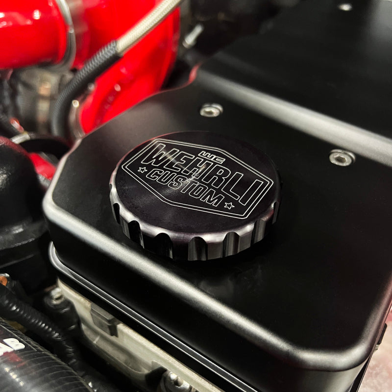 Wehrli 06-18 Cummins WCFab X D&J Precision Billet Valve Cover - Bengal Red Valve Covers Wehrli