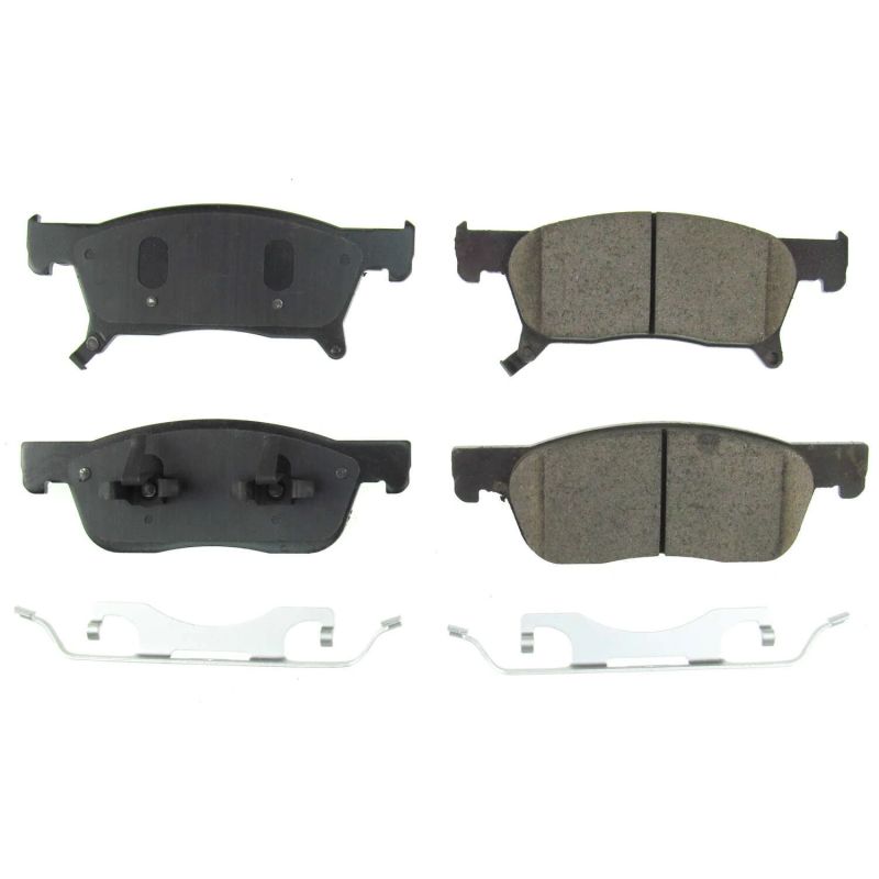 Power Stop 2019 Subaru Ascent Front Z17 Evolution Ceramic Brake Pads w/Hardware Brake Pads - OE PowerStop