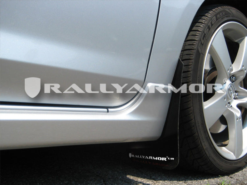 Rally Armor 04-09 Mazda3/Speed3 Red UR Mud Flap w/ White Logo Mud Flaps Rally Armor
