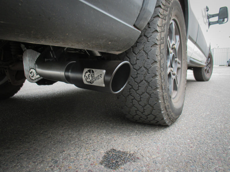 aFe Vulcan Series 3.5in 409 SS Cat-Back Exhaust 13-19 Ford Transit V6 3.5L (TT) w/ Black Tips Catback aFe