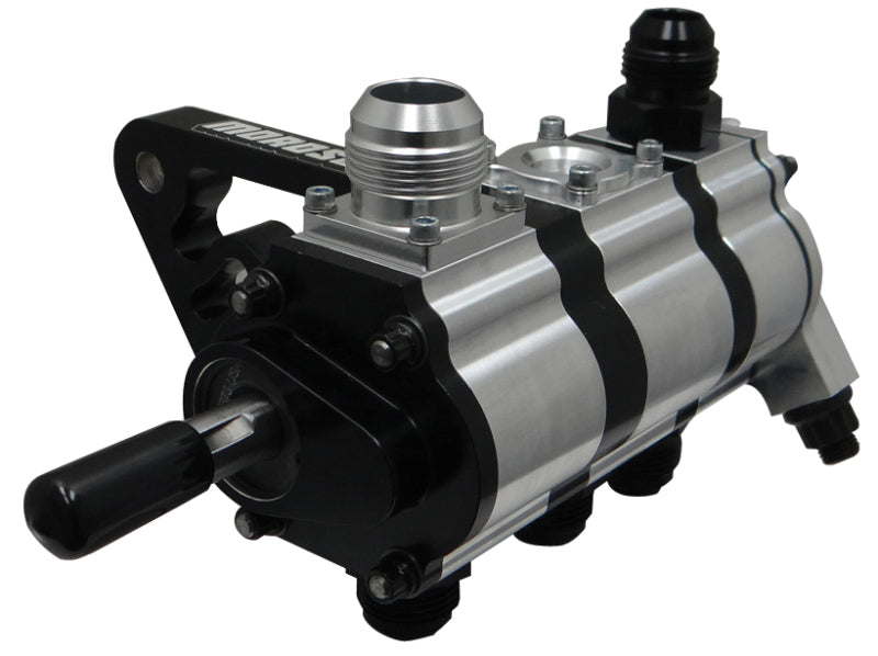 Moroso 3 Stage Dry Sump Oil Pump w/Fuel Pump Drive - Tri-Lobe - Left Side - 1.200 Pressure Oil Pumps Moroso