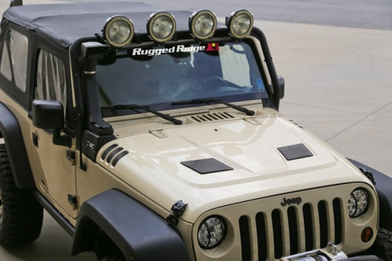 Rugged Ridge Performance Vented Hood 07-18 Jeep Wrangler JK Hoods Rugged Ridge
