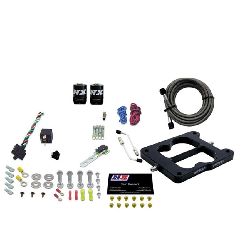 Nitrous Express Q-Jet/Holley Spread Bore Nitrous Kit (50-300HP) w/o Bottle Nitrous Systems Nitrous Express