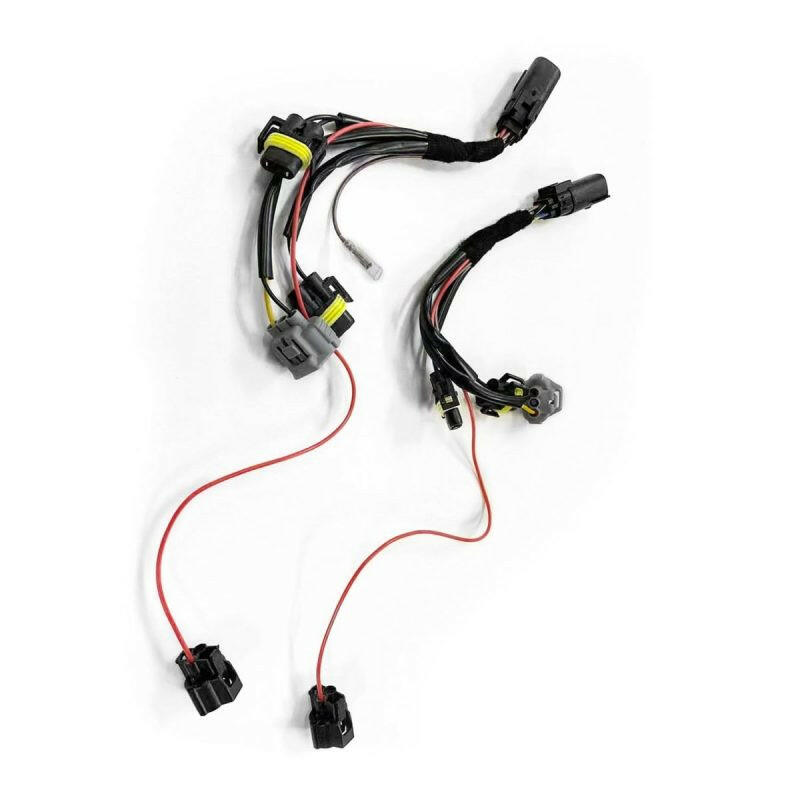AlphaRex 20-21 Toyota Tacoma Stock LED Headlights to AlphaRex NOVA-Series Proj Headlights Converter Wiring Connectors AlphaRex