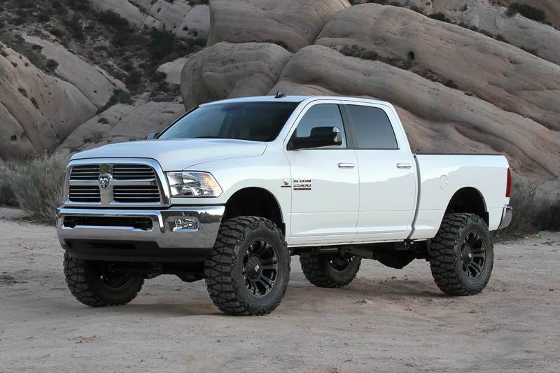 Fabtech 14-18 Ram 2500 4WD 5in Radius Arm Kit w/4.0 C/O Resi Dlss & Rr 2.25 Dlss Lift Kits Fabtech