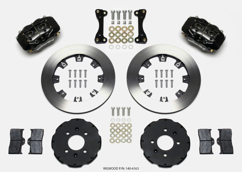 Wilwood Forged Dynalite Front Hat Kit 12.19in 94-01 Honda/Acura w/262mm Disc Big Brake Kits Wilwood