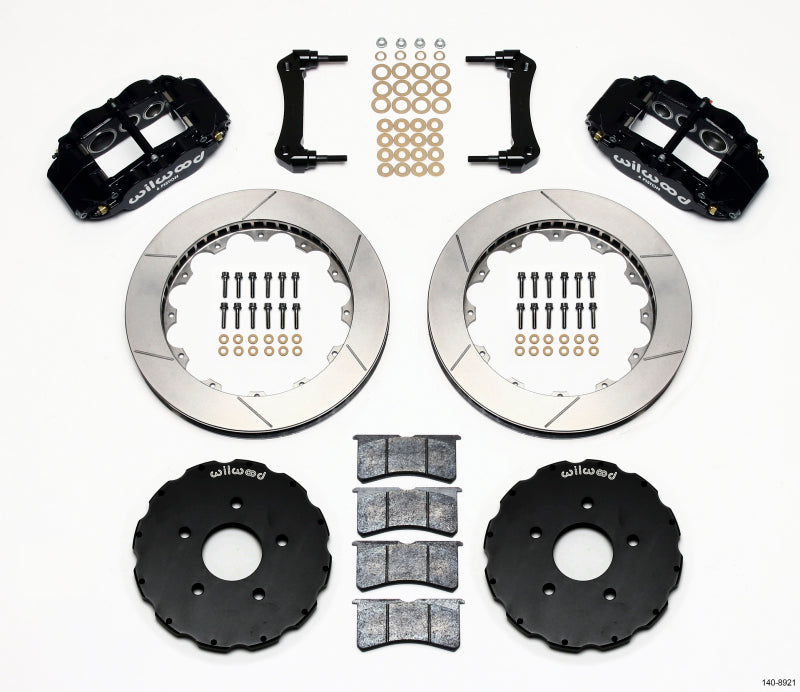 Wilwood Narrow Superlite 6R Front Hat Kit 13.06in 2005-up Corvette C6 Big Brake Kits Wilwood