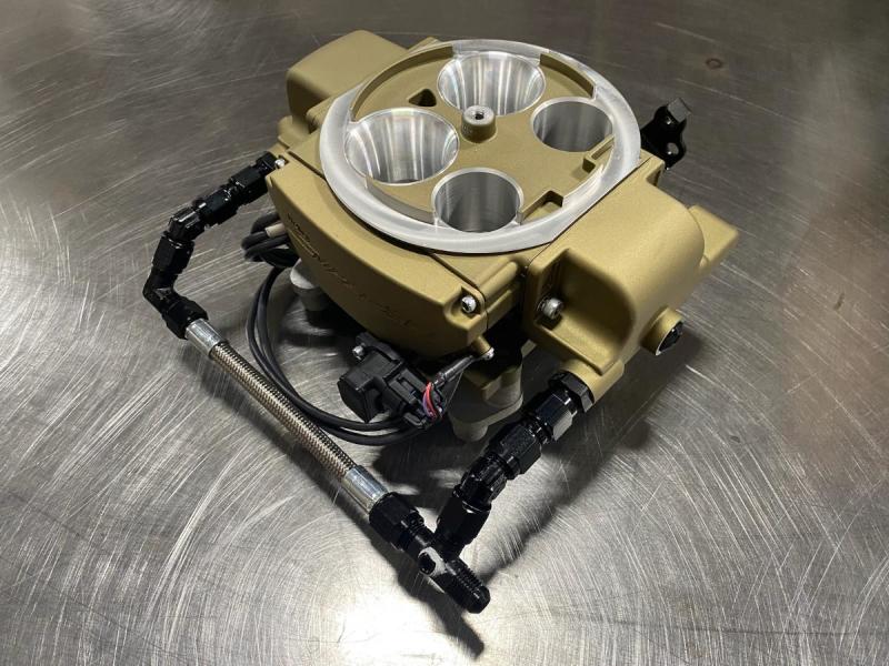 Fragola 6AN Holly Sniper Q-Jet EFI Feed Line Kit - Stainless Hose Fuel Lines Fragola