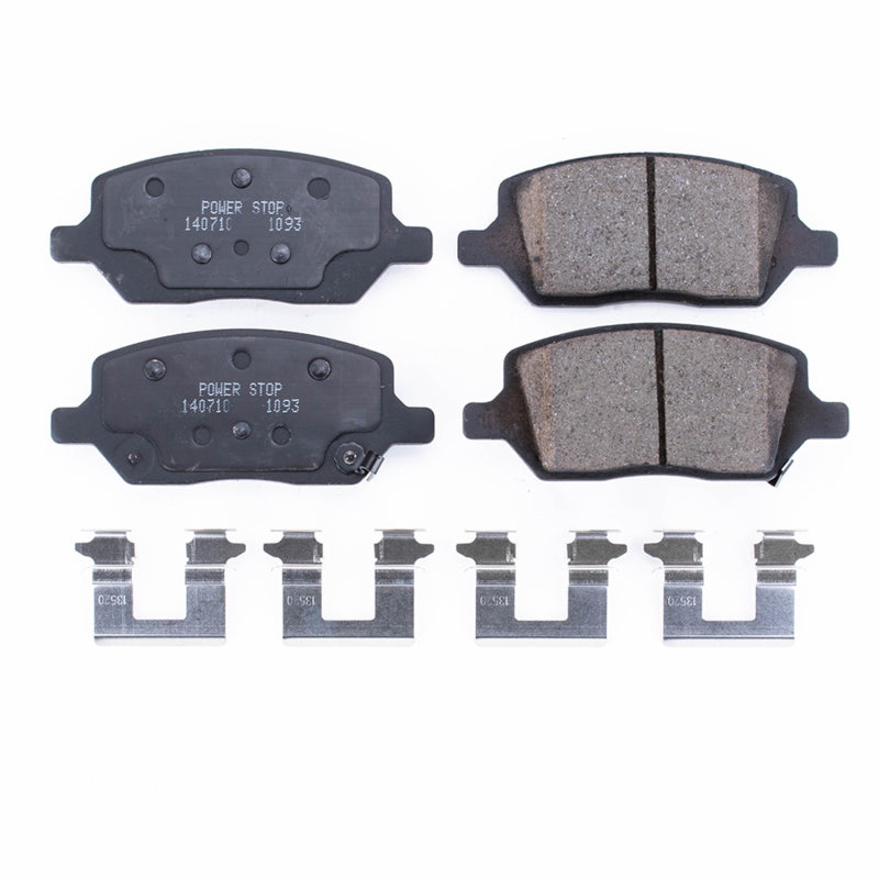 Power Stop 05-07 Buick Terraza Rear Z17 Evolution Ceramic Brake Pads w/Hardware Brake Pads - OE PowerStop