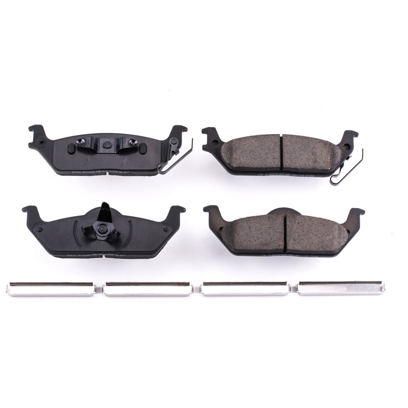 Power Stop 04-11 Ford F-150 Rear Z17 Evolution Ceramic Brake Pads w/Hardware Brake Pads - OE PowerStop