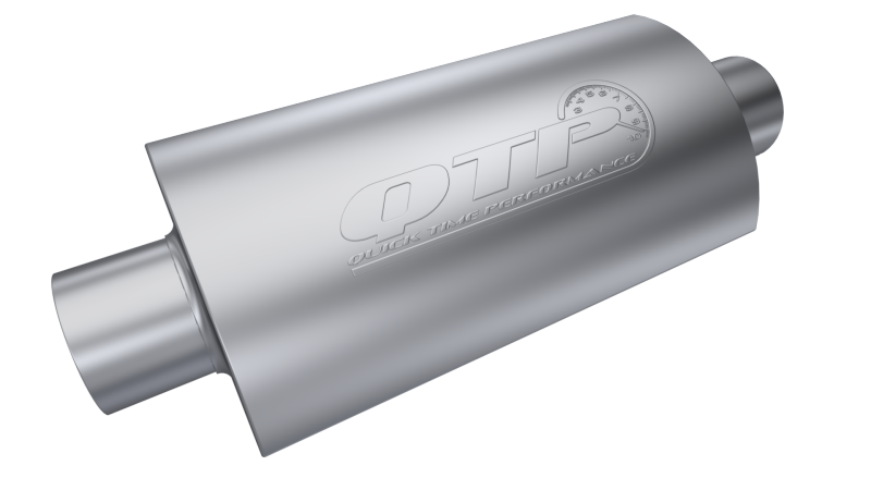QTP 4in Weld-On 304SS AR3 Muffler Muffler QTP