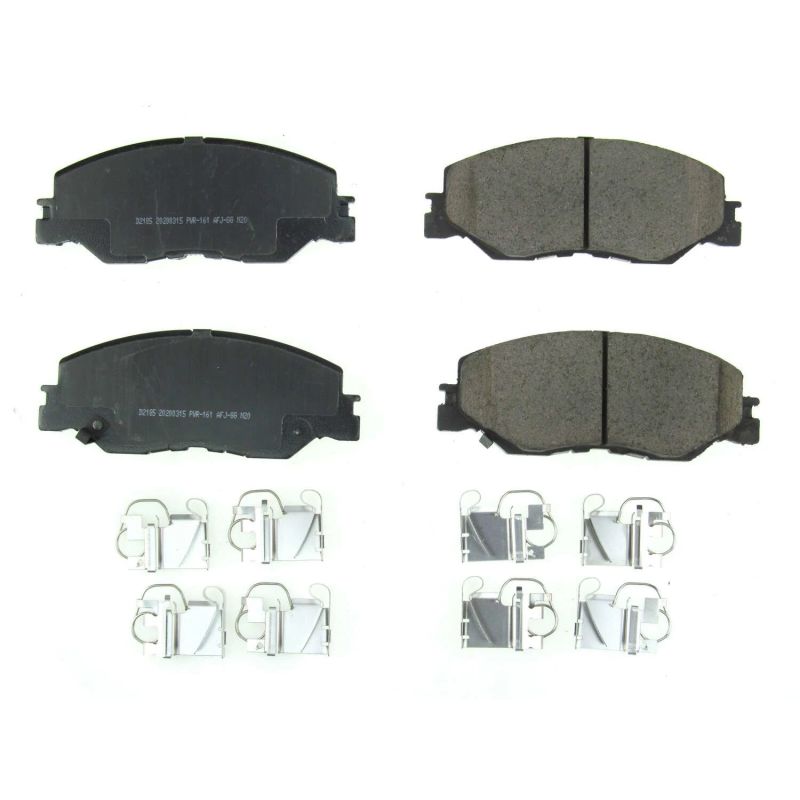 Power Stop 2019 Honda Insight Front Z17 Evolution Ceramic Brake Pads w/Hardware Brake Pads - OE PowerStop