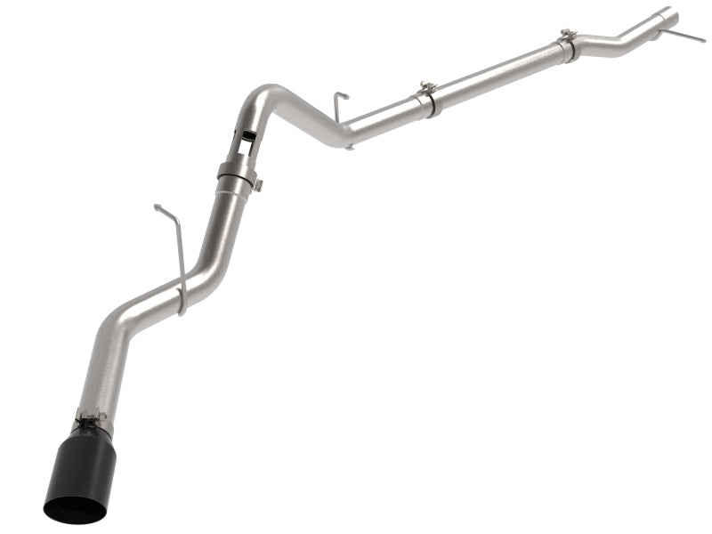 aFe 23-23 GM Trucks L6-3.0L (td) LZ0 Large Bore-HD 3 IN 409 SS Back Exhaust System w/Black Tip DPF Back aFe