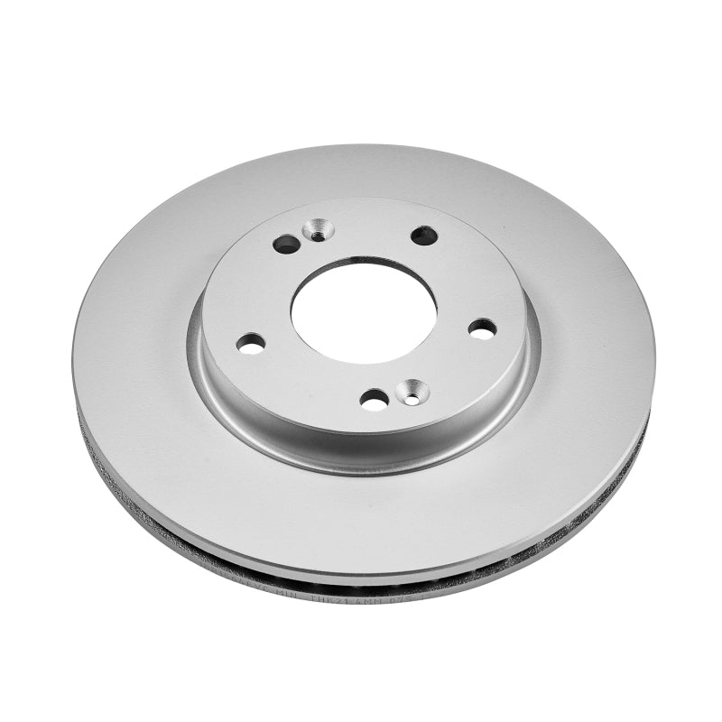 Power Stop 11-18 Hyundai Elantra Front Evolution Geomet Coated Rotor Brake Rotors - OE - Cryo PowerStop