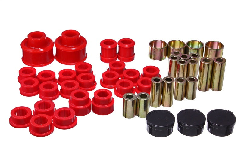 Energy Suspension 05-09 Subaru Legacy Rear Control Arm Bushing Set - Red Bushing Kits Energy Suspension