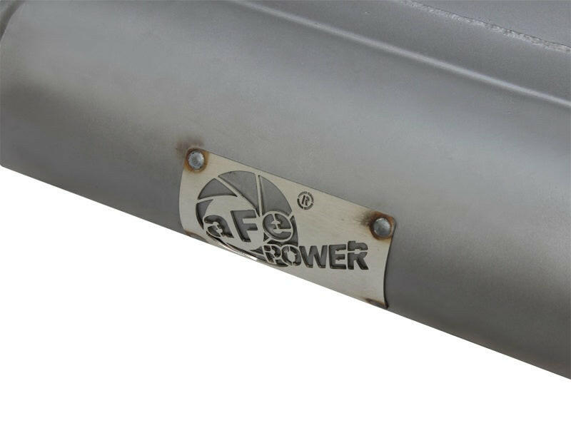 aFe Scorpion 2-1/2in Alum Steel Axle-Back Exhaust w/Polished Tip 07-18 Jeep Wrangler JK V6-3.6/3.8L Axle Back aFe