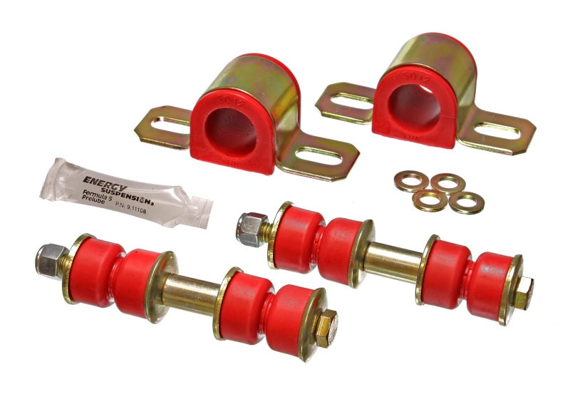 Energy Suspension 89-95 Isuzu Amigo/Rodeo Red 1-1/8in Front Sway Bar Bushings Bushing Kits Energy Suspension