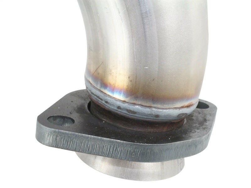 aFe Power Twisted Steel Loop Delete D/P Aluminized Steel 12-18 Jeep Wrangler (JK) V6 3.6L Downpipes aFe