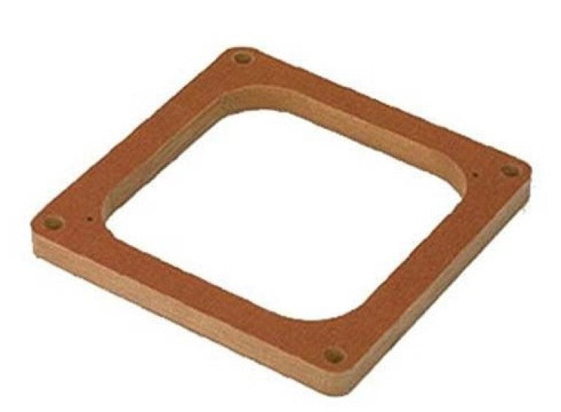 Moroso 4150/4160 Carburetor Spacer - Open Plenum - 1/2in - Phenolic Hardware - Singles Moroso