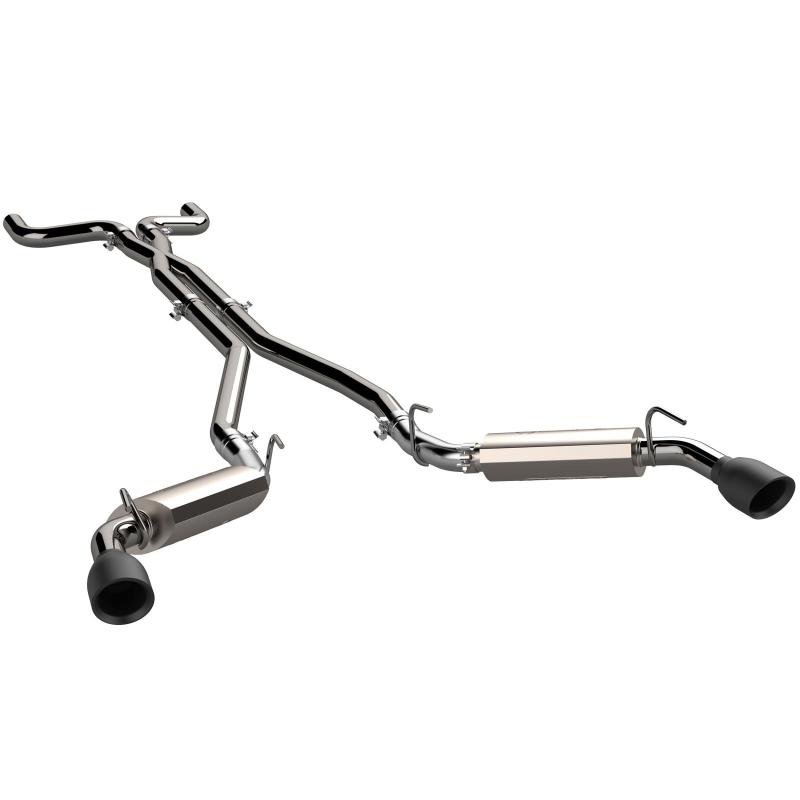 QTP 2014-2015 Chevrolet Camaro SS 6.2L QTP AR3 Cat Back Black Tips Catback QTP
