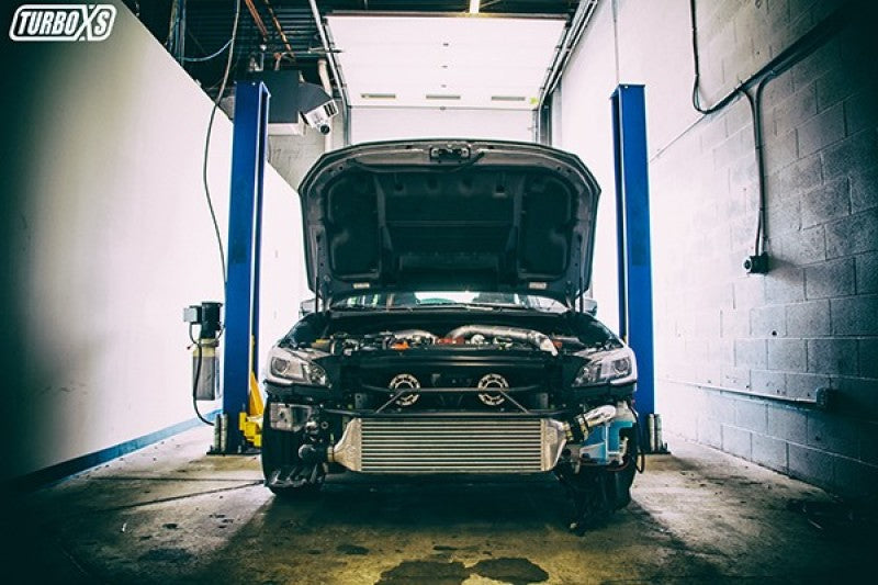 Turbo XS FMIC 2015-2017 Subaru STi - Wrinkle Black Pipes Intercooler Kits Turbo XS