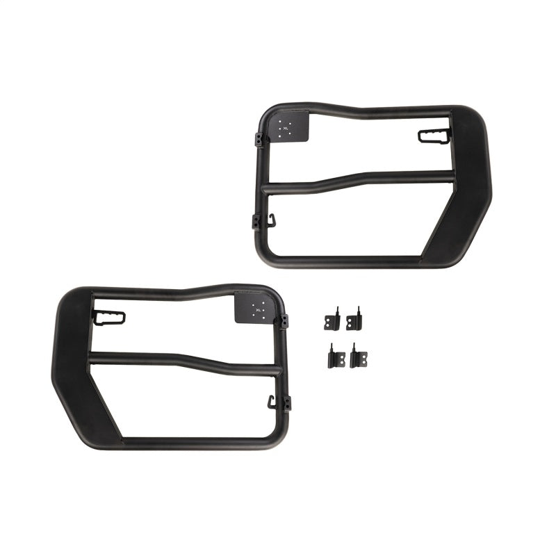 Rugged Ridge Fortis Tube Doors Front 07-18 Jeep Wrangler JK Doors Rugged Ridge