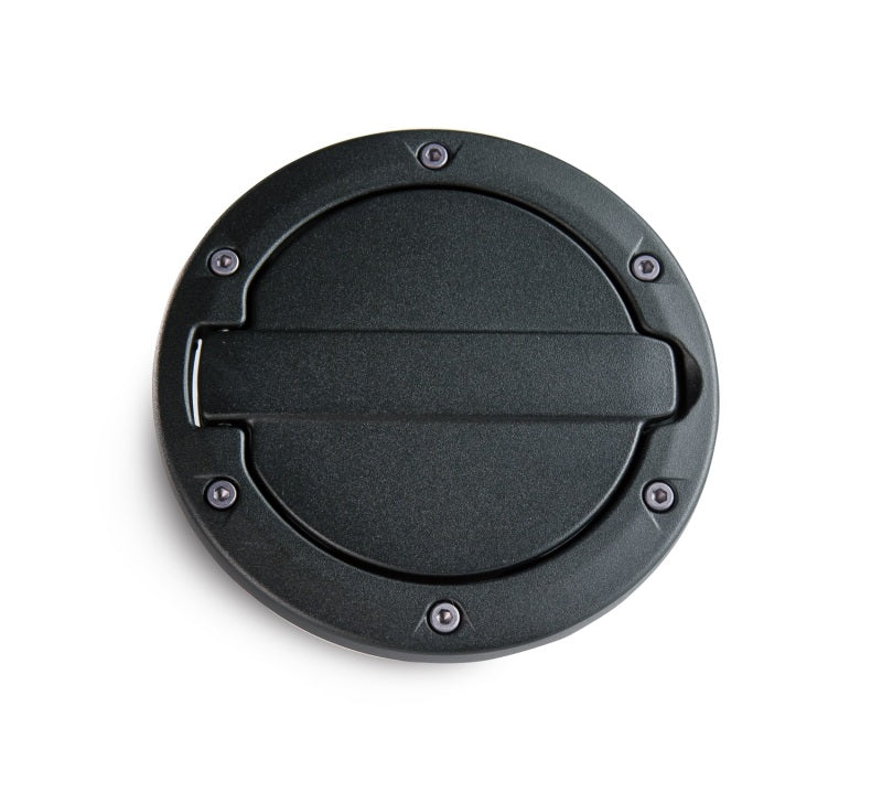 AMP Research 2007-2017 Jeep Wrangler JK 2/4 Door Fuel Door - Black Fuel Caps AMP Research