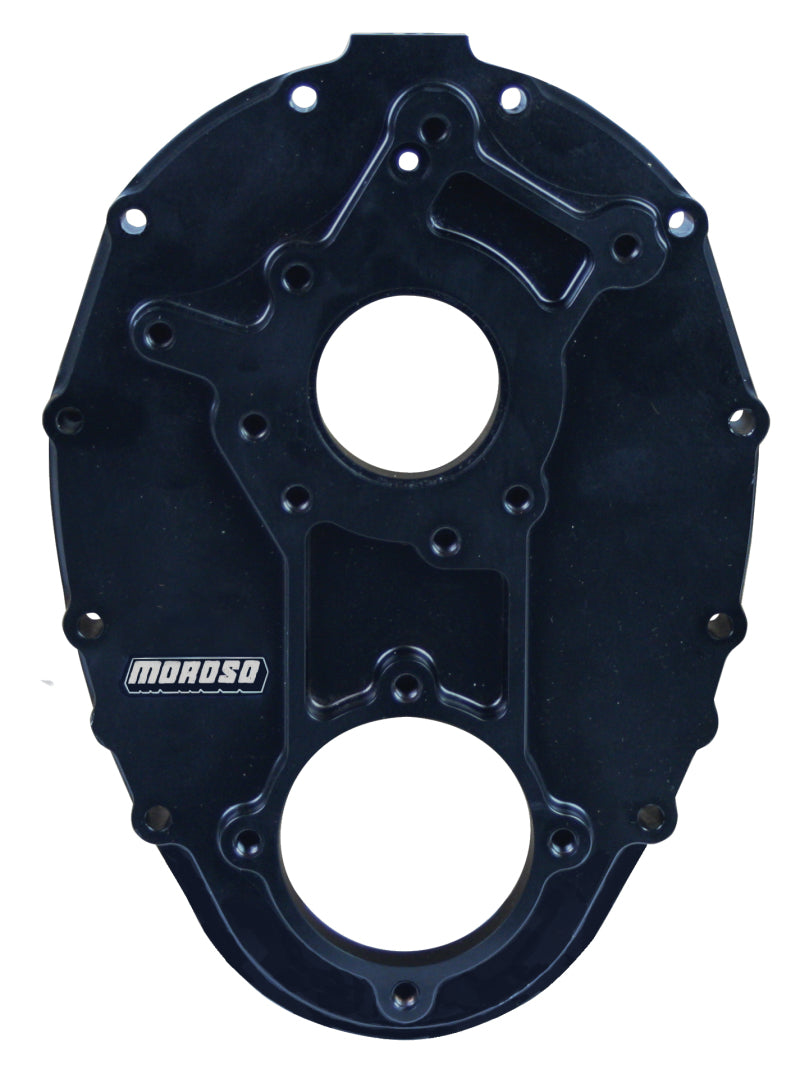 Moroso Chevrolet Small Block Timing Cover - Non-Raised Cam - Sprint Car - Aluminum Timing Covers Moroso