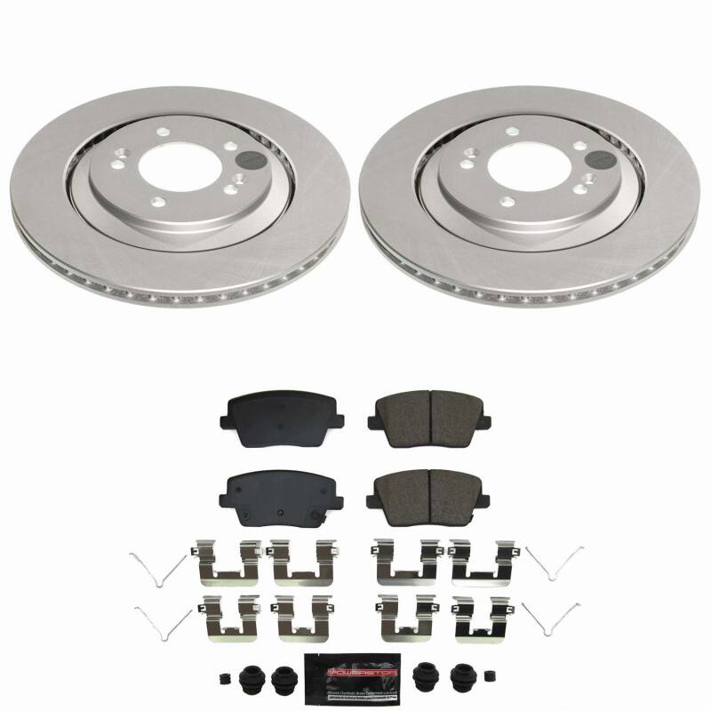 Power Stop 22-25 Hyundai Elantra N Rear Z23 Coated Brake Kit Brake Kits - Performance D&S PowerStop