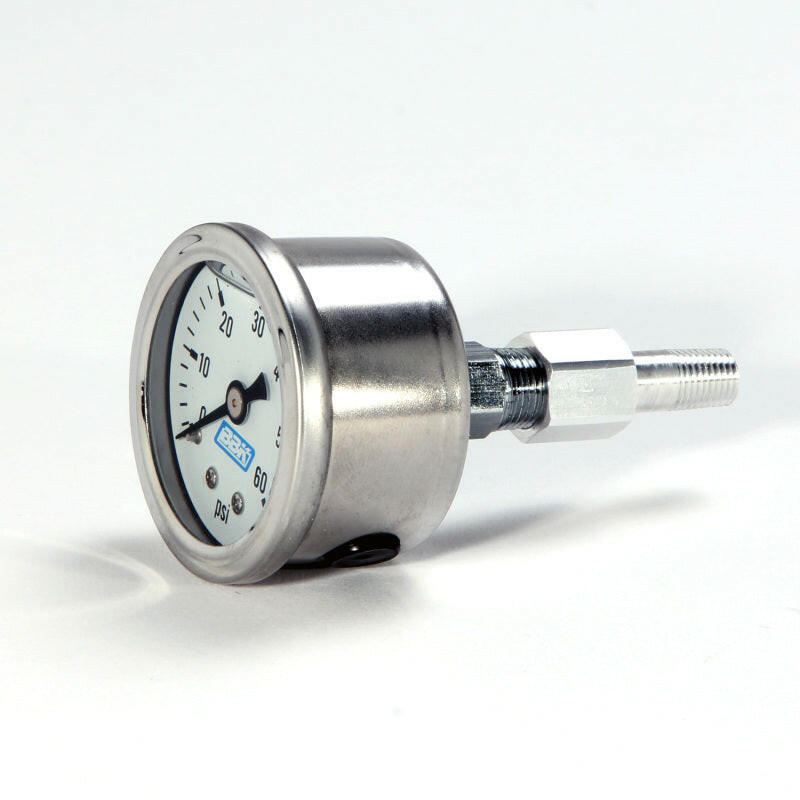 BBK Liquid Filled EFI Fuel Pressure Gauge 0-60 PSI Gauges BBK