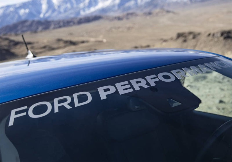 Ford Racing Ford Performance Ranger Windshield Banner - Silver Stickers/Decals/Banners Ford Racing