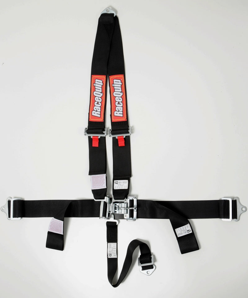 RaceQuip Black L & L V4pt Seat Belt Seat Belts & Harnesses Racequip