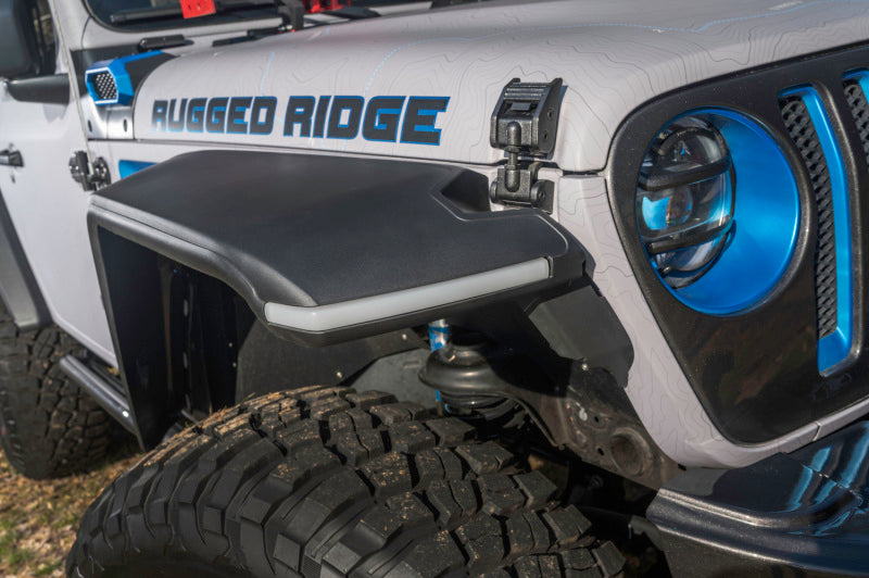 Rugged Ridge Max Terrain Fender Flare Set F & R 18-22 Jeep Wrangler JL Fenders Rugged Ridge