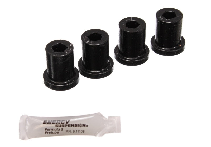 Energy Suspension Aftermarket Shackle Set - Black Bushing Kits Energy Suspension