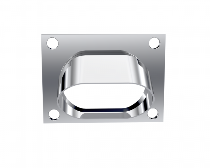 QTP Bolt-On QTEC Low Profile Oval Turn Down Tips QTP