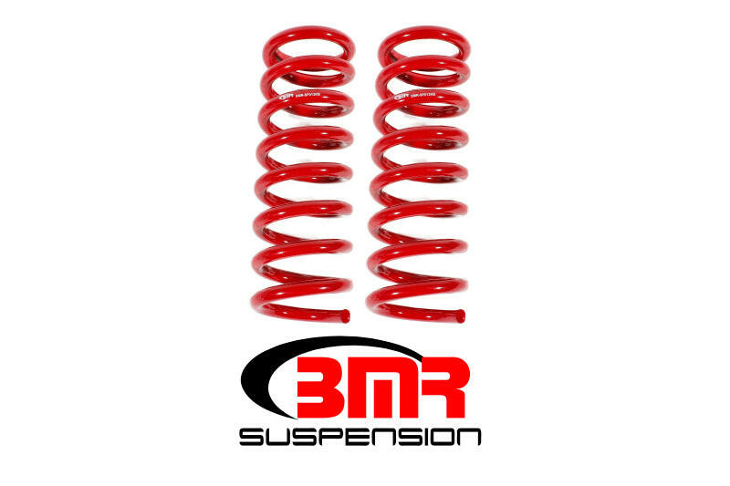 BMR 64-72 A-Body Front Lowering Springs - Red Lowering Springs BMR Suspension