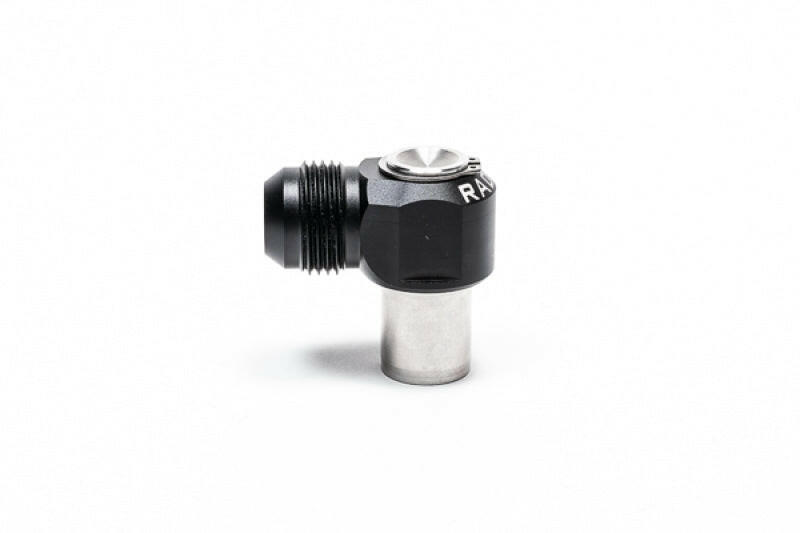 Radium RB26DETT Valve Cover Intake and Exhaust 12AN Male Press-Fit Fitting Fittings Radium Engineering