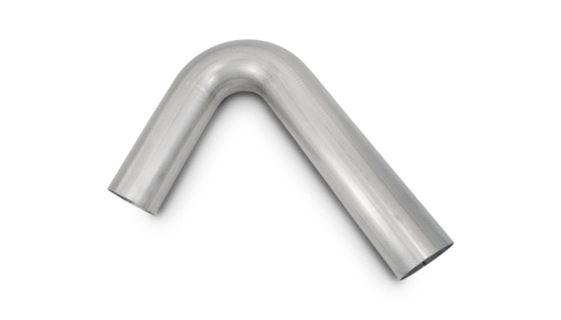 Vibrant 1.5in OD T304SS 120 Deg Mandrel Bend 4in x 12in Leg Lengths (3in Centerline Radius) Steel Tubing Vibrant