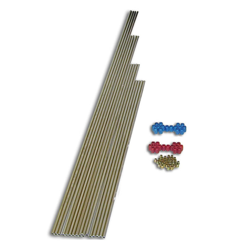 Nitrous Express 6 Cyl Tubing Kit (3 - 14in / 3 - 16in / 3 - 20in / 3 - 24in Tubing Incl B-Nuts) Hard Lines Nitrous Express