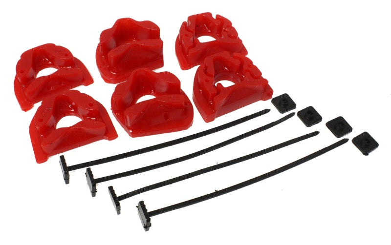 Energy Suspension 94-01 Acura Integra / 99-00 Honda Civic Si (Manual Transmission) Red Motor Mount I Bushing Kits Energy Suspension
