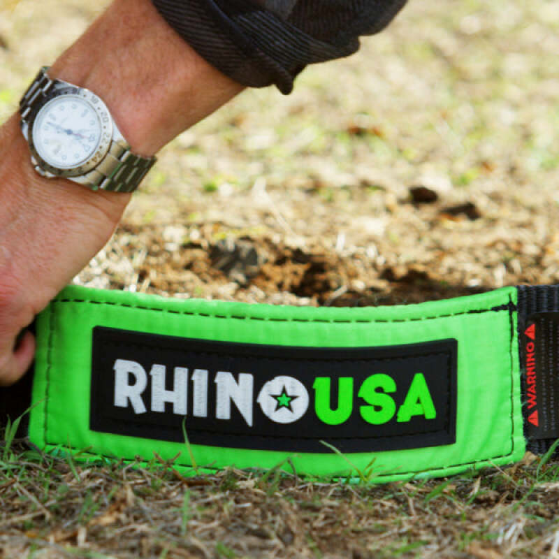 Rhino USA Recovery Tow Strap 4Inx30Ft (Black) Tow Straps Rhino USA