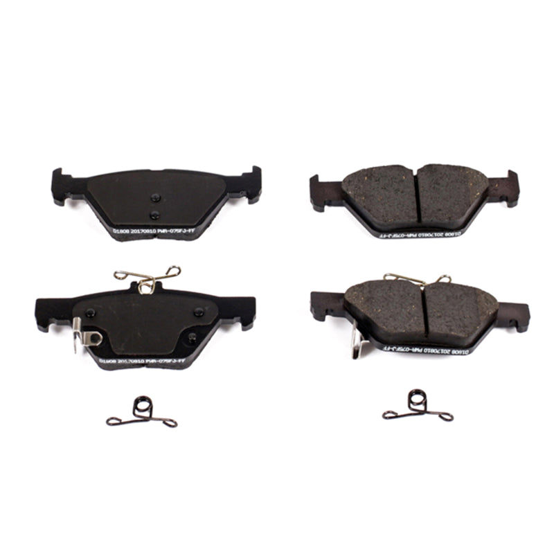 Power Stop 2019 Subaru Ascent Rear Z17 Evolution Ceramic Brake Pads w/Hardware Brake Pads - OE PowerStop