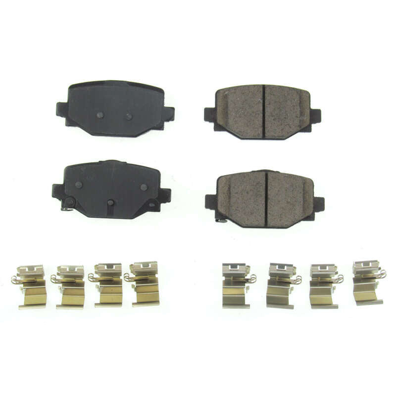 Power Stop 2019 Infiniti QX50 Rear Z17 Evolution Ceramic Brake Pads w/Hardware Brake Pads - OE PowerStop