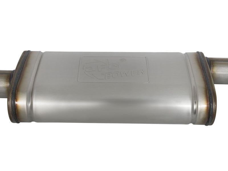 aFe Apollo GT Series 2.5in 409SS 20-21 Jeep Gladiator (JT) V6-3.6L - Black Tip Catback aFe