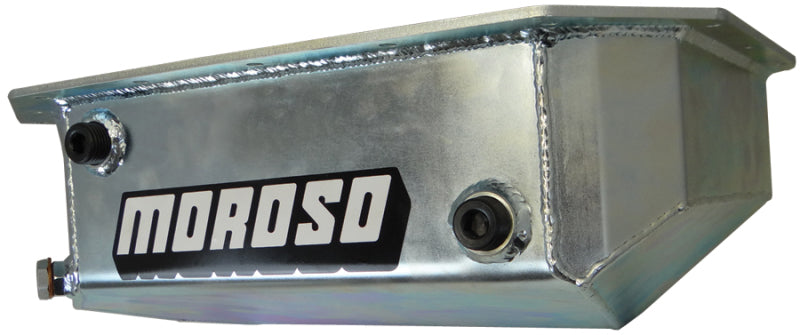 Moroso Acura/Honda K Series (Notched) Road Race Baffled Wet Sump Extra Capacity 5.5in Steel Oil Pan Oil Pans Moroso